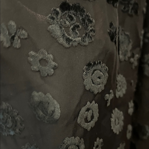 Ramy Brook Pam Top in Black Velvet Floral NEW - Picture 5 of 9